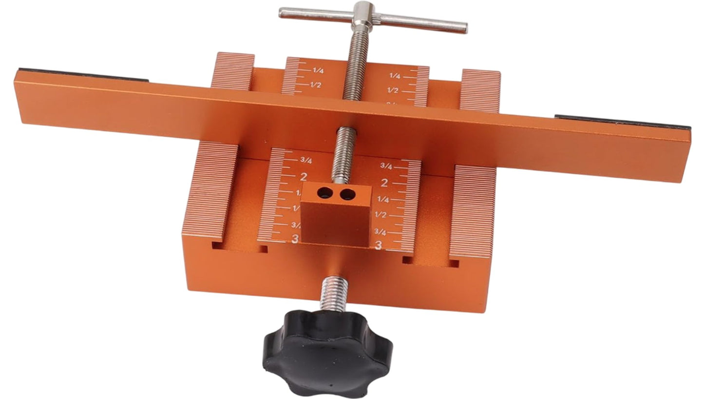 GUGXIUM Cabinet Door Mounting Tool Adjustable Cabinet Hardware Drill Guide