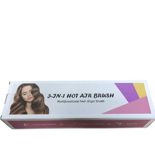 3 In 1 Hot Air Brush Multifunctional Hair Dryer Styling Tool Detangling