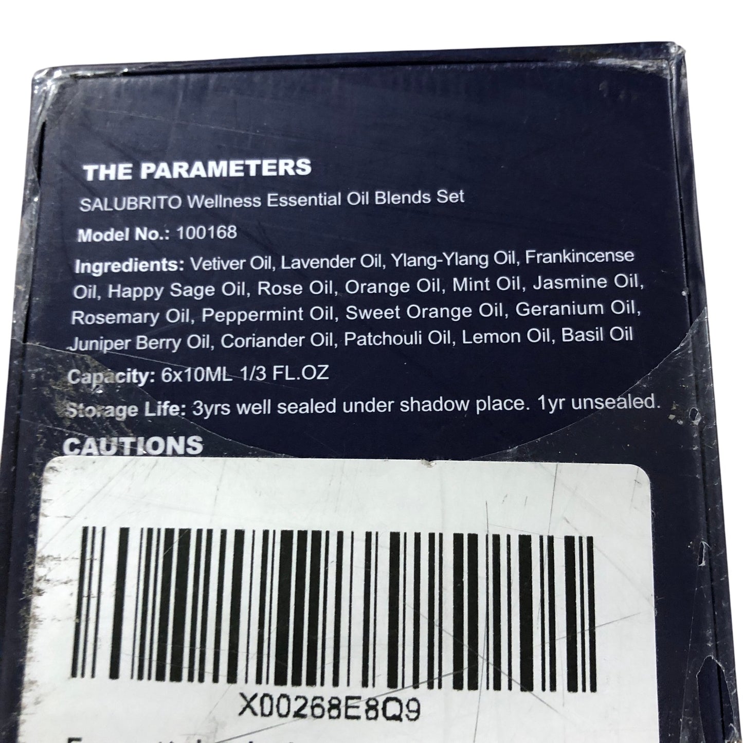 Salubrito Wellness Essential Oil Blends Set 6x10ml Aromatherapy Gift Set