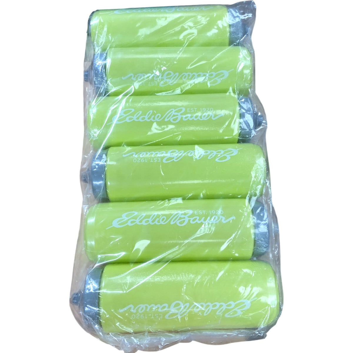 Eddie Bauer Water Bottle Set of 5 Vibrant Neon Yellow Outdoor Gear