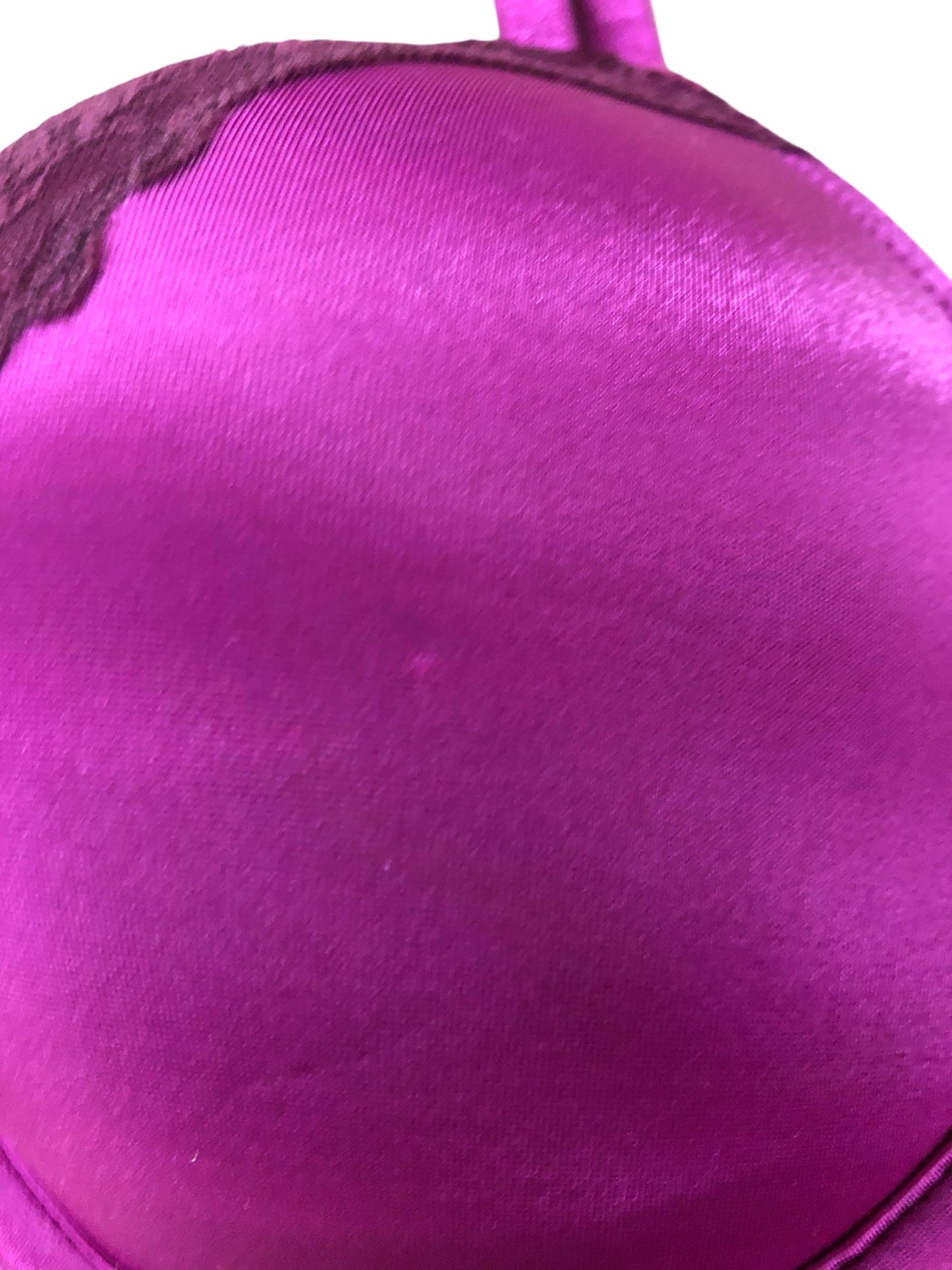 VICTORIA'S SECRET Very Sexy Push Up Bra 34B Women's Lace Back Pink Purple