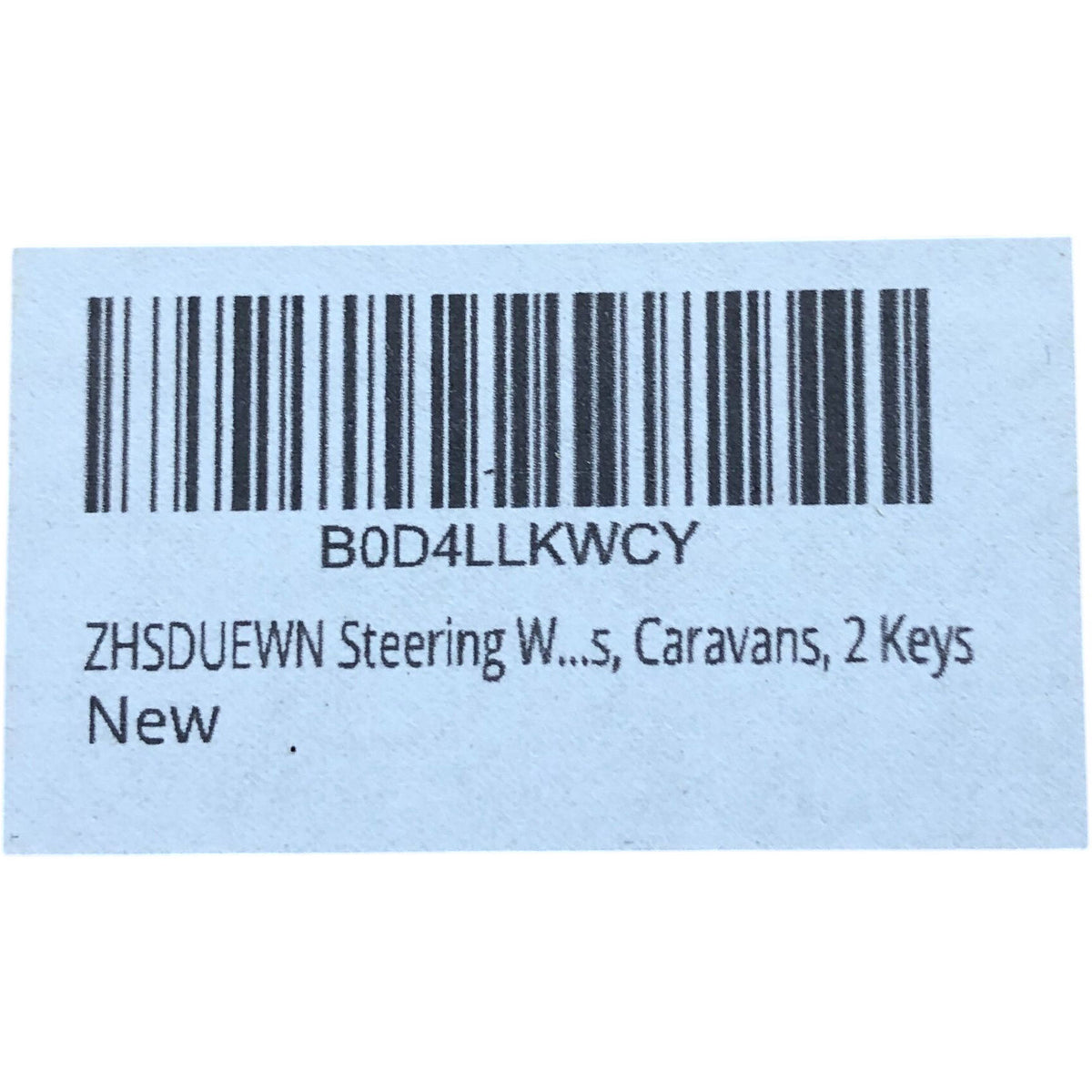 Steering Wheel Lock New With Two Keys Heavy Duty Vehicle Security