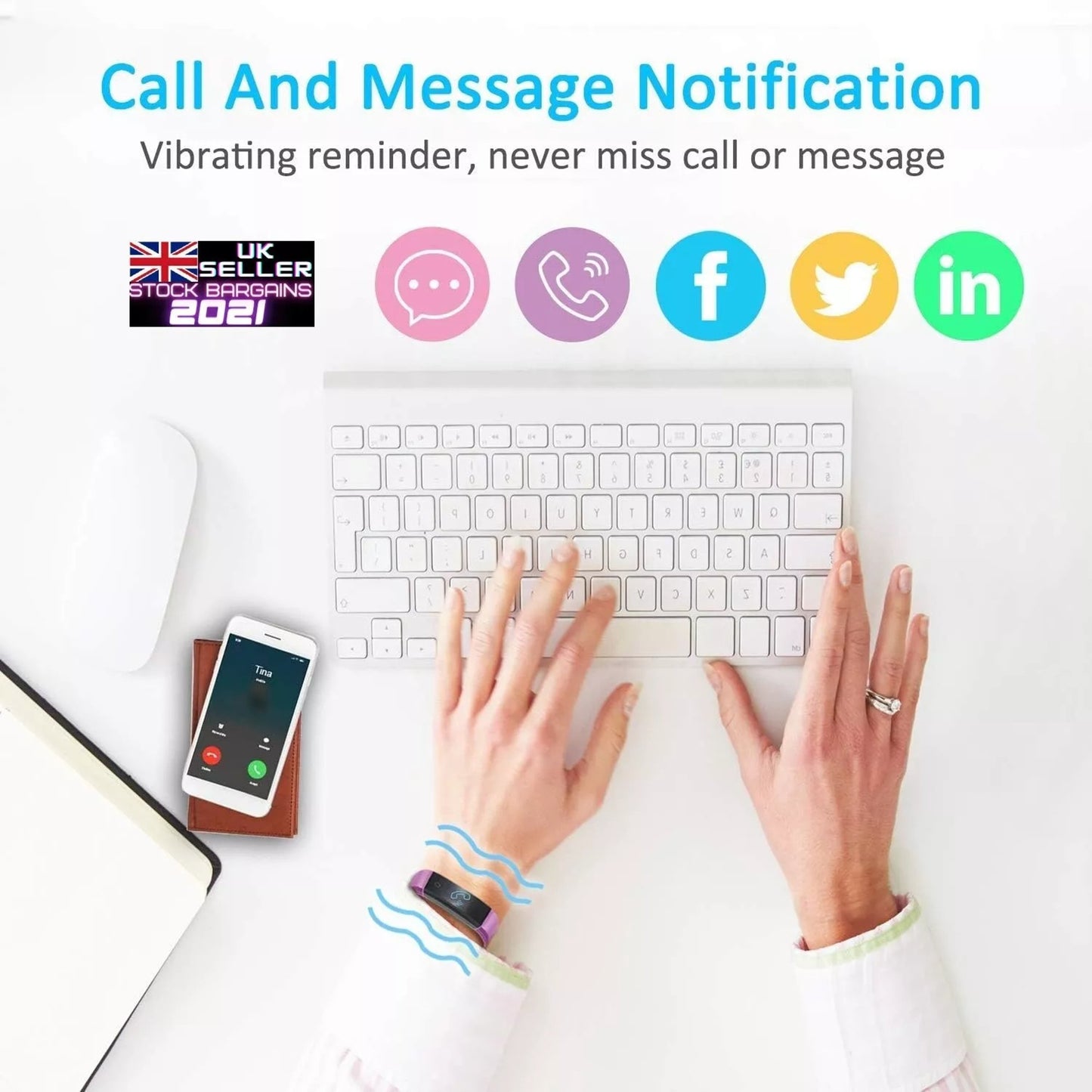 OumuEle Fitness Tracker Watch with Heart Rate Monitor Activity Trackers