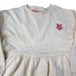 Baby Dress Size 6-7 Years Yellow Long Sleeve Cotton Flower