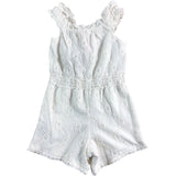 River Island Mini Girls White Lace Frill Dress UK3-4 Years Cute Summer Outfit