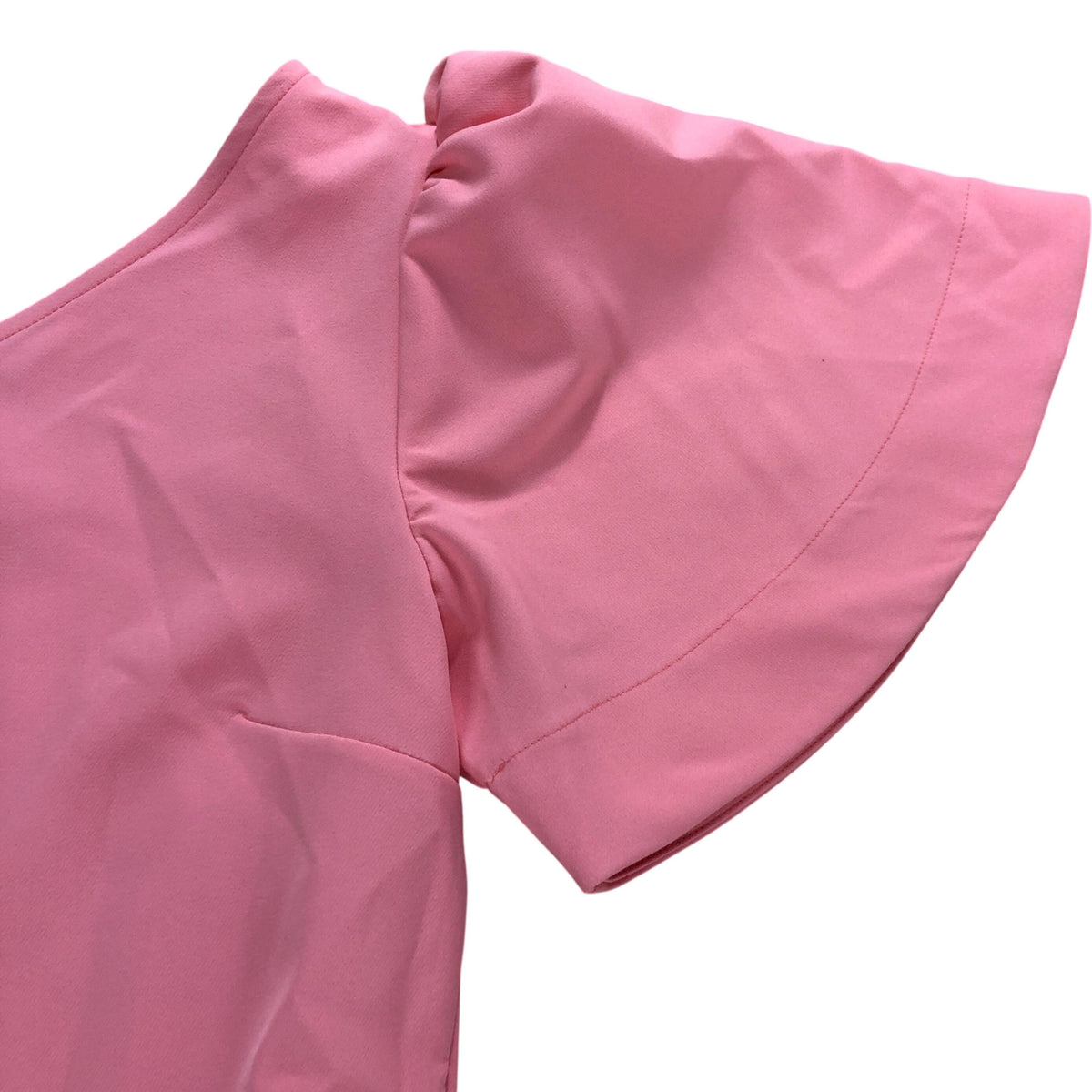 Dancing Leopard Pink One Shoulder Dress Size 6 Women's Short Sleeve