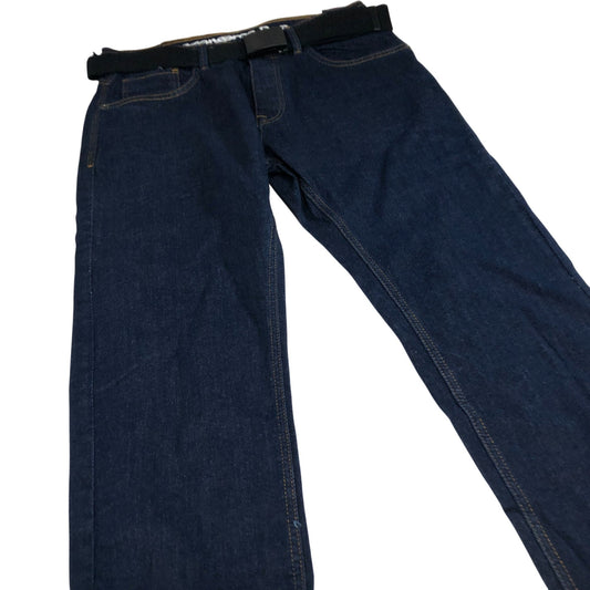 Kangaroo Poo Men's Jeans 32W 34L Dark Denim Cotton Stretch Fit