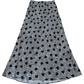 Navy Heart Print Maxi Skirt Size XS