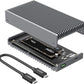 Qwiizlab M2 NVMe SSD Enclosure USB4 40Gbps Aluminium Cooling Case Adapter