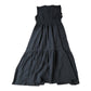 Boden Wren Double Cloth Midi Dress Size 16 Women's Cotton Black