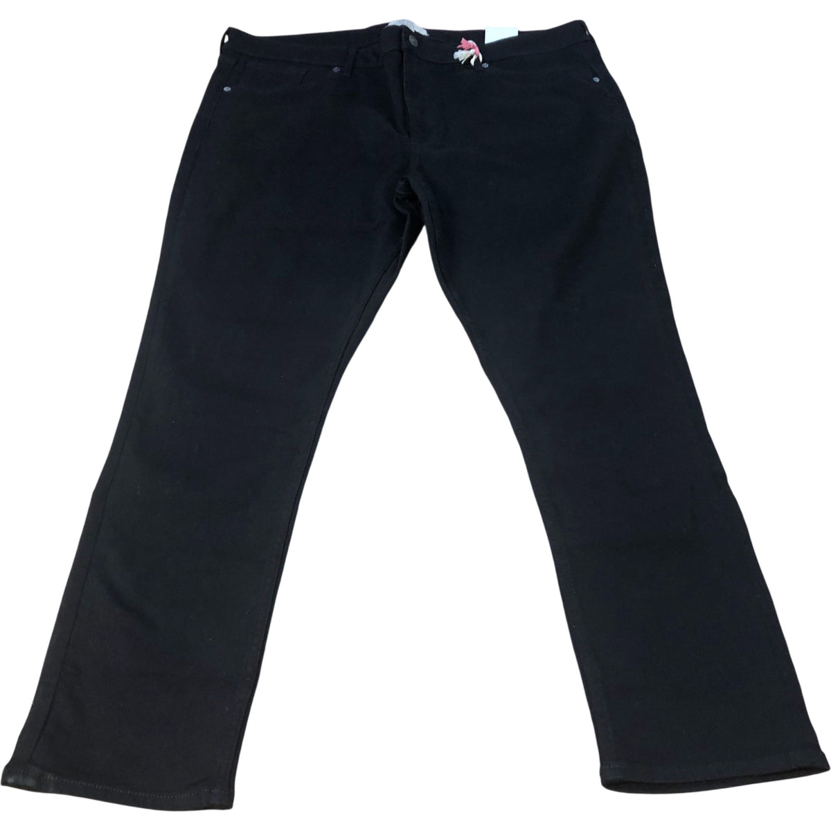 Black Skinny Fit Jeans Women's Stretch Casual Trousers UK22 Regular