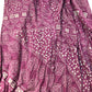 Wrap Maxi Dress UK6 Women's Burgundy Geometric Print Design Long Sleeve