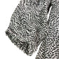 Tunic Top Size 26 Women's Black And White Spots 3/4 Sleeve
