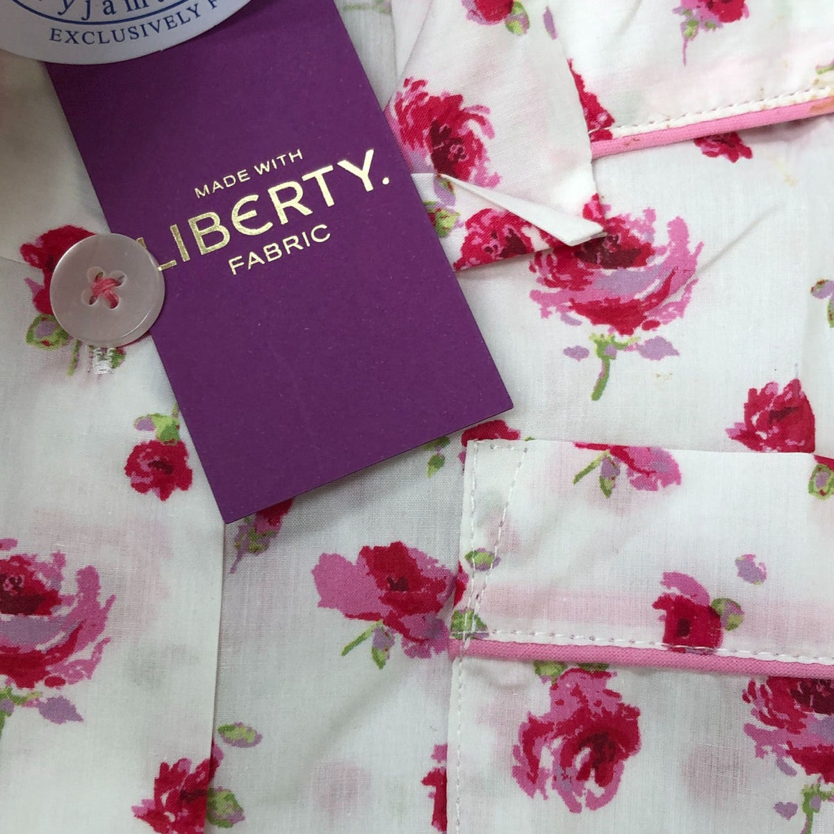 Kids Liberty Fabric Floral Pyjamas Set 6-7 Years
