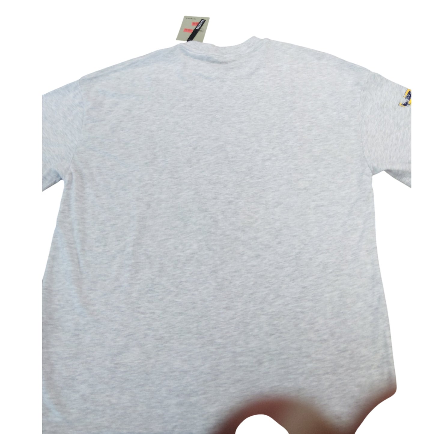 River Island Oversized T-Shirt Men's Vintage League Graphic Grey Large