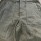 Baukjen Trousers UK Size 12 Women's Organic Cotton Blend Khaki Relaxed Fit