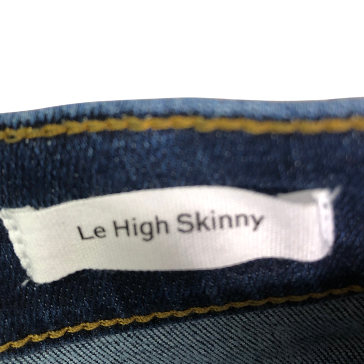 Branded Le High Skinny Jeans UK28 Women's Dark Denim Slim Fit Stretch