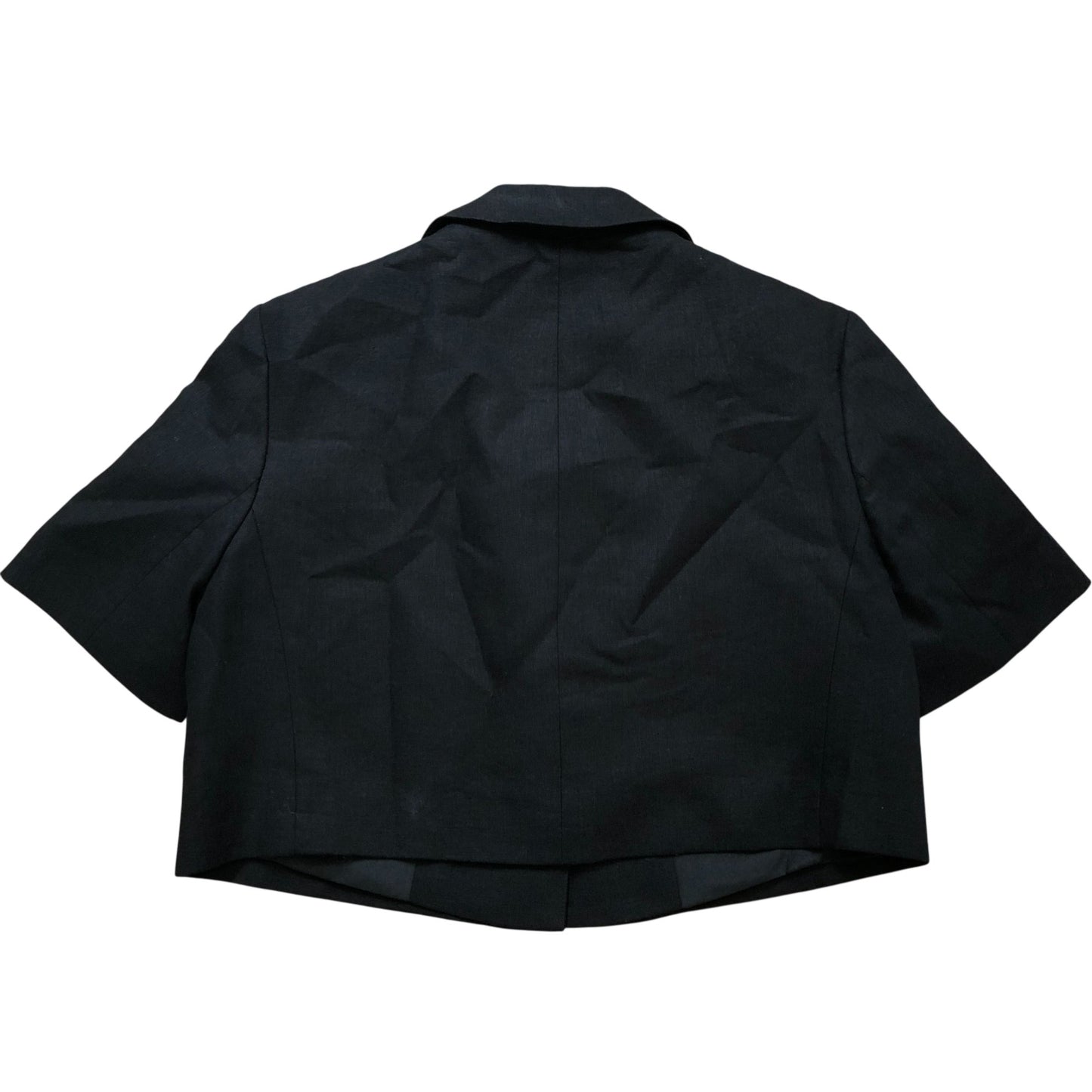 River Island Somewhere To Go Women's Cropped Jacket Black Size 6