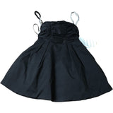 Jarlo Kiki Dress Women's Puffball Skirt Evening Wear Beaded Straps Black Size 8