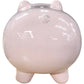 Pig World Large 11" Ceramic Piggy Bank Cute Pig Money Box Pink Collectable
