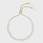 Ted Baker Gold Tone Crystal Slider Bracelet