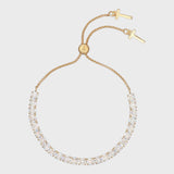 Ted Baker Gold Tone Crystal Slider Bracelet