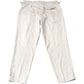 Men's Beige Tailored Fit Formal Style Trousers with Cuffs 36"