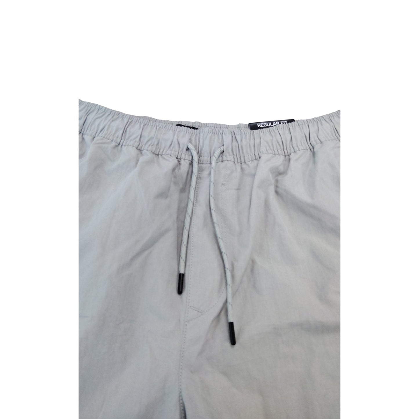 River Island Regular Fit Men's Cargo Shorts UK M Light Grey Cotton Casual