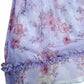 River Island Baby Girls Floral Dress 2-3 Years Purple Ruffle Short Sleeve