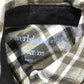 River Island Flannel Shirt XXS Checked Button Up Olive Green