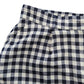 River Island Gingham Check Shorts UK18 Women's Navy White Casual 44 Cotton