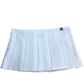 FILA x HAILEY Women's Tennis Skirt UK16 White Pleated Performance Polyester