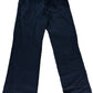 ONFIRE Trousers UK36 Men's Navy Linen Cotton Pull On Elastic Waist