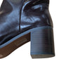 River Island Knee High Boots Women's Brown Leather Chunky Heel Fashion