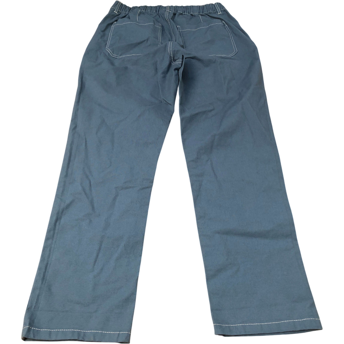 Weird Fish China Blue Trousers 98% Organic Cotton 2% Elastane Men's Size 12