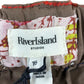 River Island Relaxed Fit Cargo Shorts Size 16 Women's Brown Casual Wear