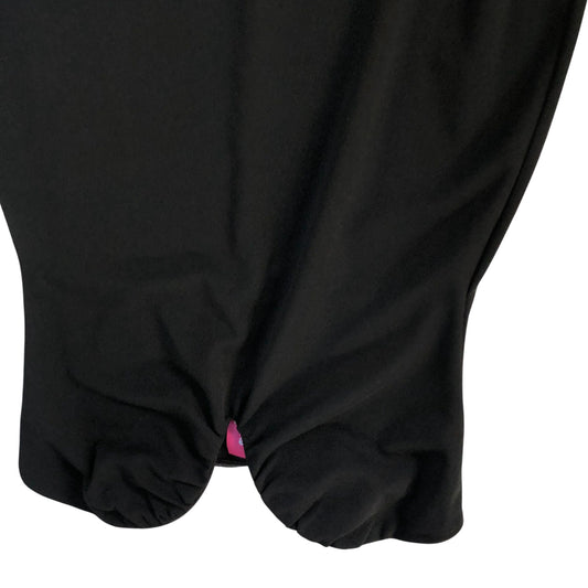 River Island Black Strapless Midi Dress UK12 Women's Sleek Bodycon