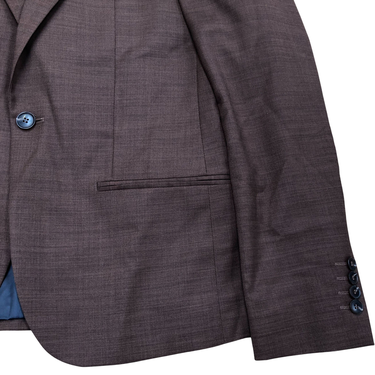 River Island Suit Jacket Brown Slim Fit Tailored Blazer Smart Casual 36R