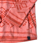 Weird Fish Amy Sweatshirt Size 10 Women's Dark Coral Patterned Fleece