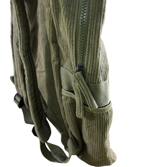 Beige Corduroy Backpack