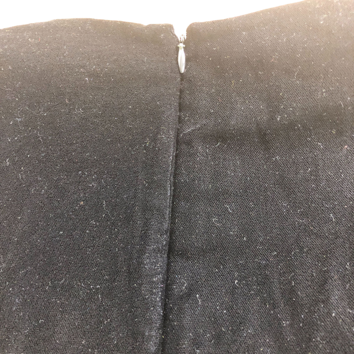 River Island Black Velvet Flared Dress UK8 Women's Short Sleeve