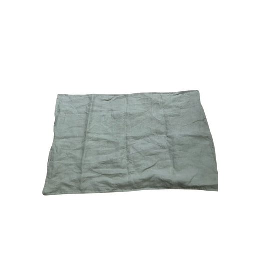 Green Linen Pillowcase Soft Natural Fabric Bedding Decor 19.5 x 30"