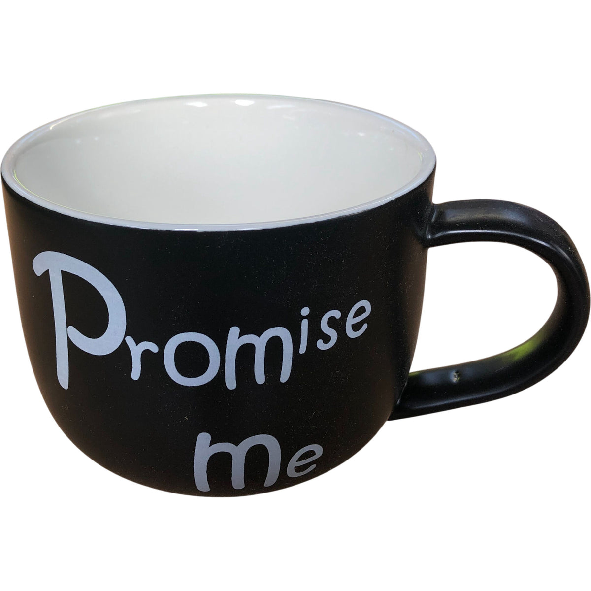 Set of Four Mugs Good Night Promise Me Pick Up A Little Sweet Ceramic Drinkware