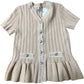 River Island Short Sleeve Cardigan Women's Cream Knit Cardigan 9-10 Years