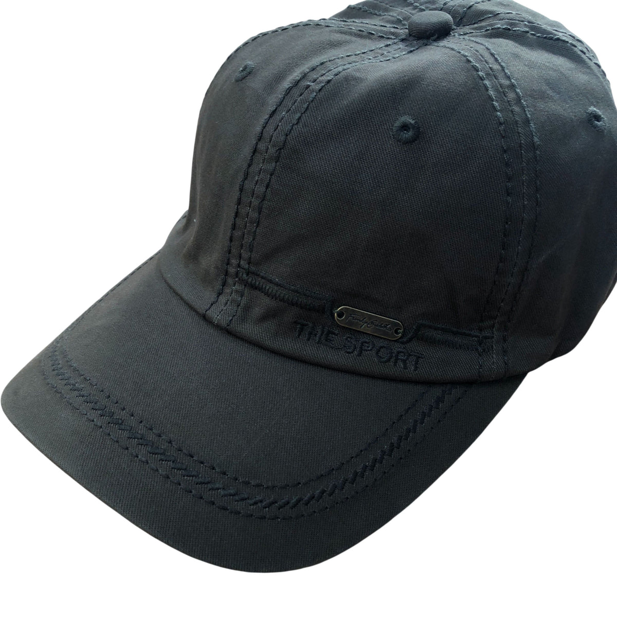Baseball Cap 100% Cotton Green Adjustable Unisex Outdoor Hat