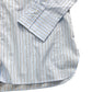Baukjen Rishma Organic Shirt Blue Black & White Stripe Size 18