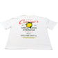 River Island Oversized Fit T-Shirt M Mens White Lemon Logo Casual Top