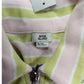 River Island Girls Sleeveless Polo Top 9 10 Years Pink Yellow Striped
