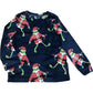 Kids Christmas Santa Frog Pyjama Set