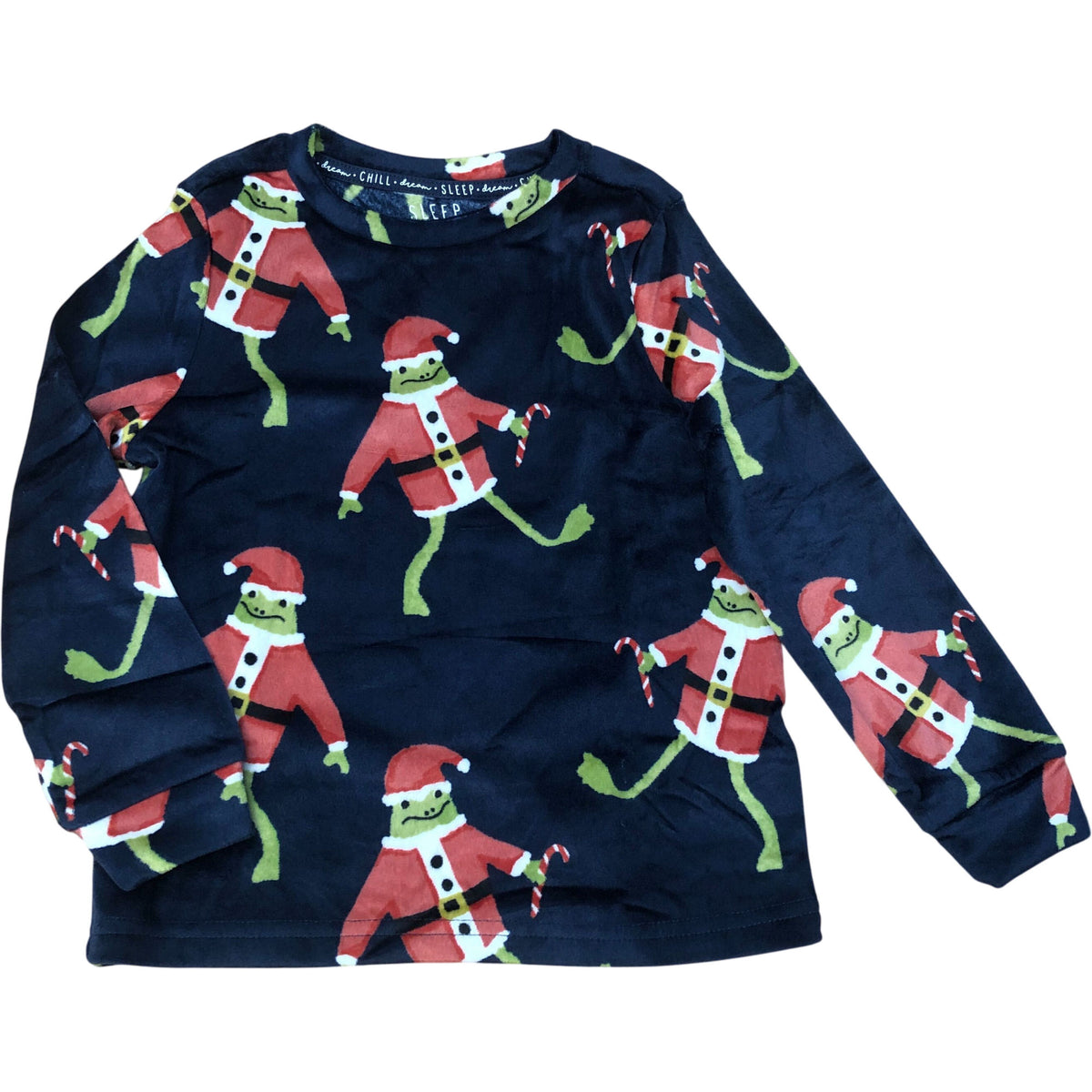 Kids Christmas Santa Frog Pyjama Set